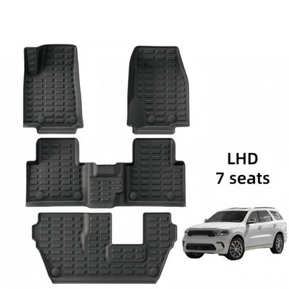 For 2021-2024 Jeep Grand Cherokee L TPE Car Floor Mat/Rear Trunk Mat