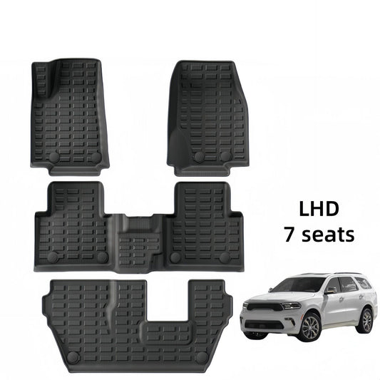 For 2021-2024 Jeep Grand Cherokee L TPE Car Floor Mat/Rear Trunk Mat