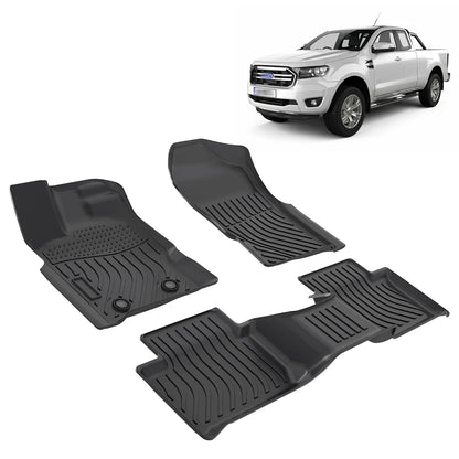 Ford Ranger Cabina Y Media 2021 Car Floor Mats Custom wholesale