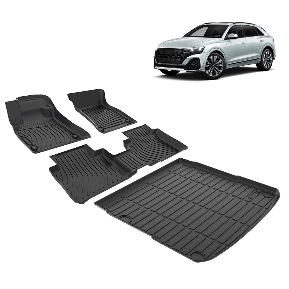Audi Q8 / Q8 E-Tron / SQ8 / SQ8 E-Tron Sportback E-Tron 2024 Floor Mats TPE Custom wholesale