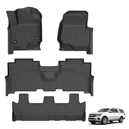 Ford Expedition Max Bench Seating 2021-2024 Car Floor Mats Custom wholesale