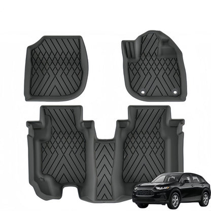 For 2023 Honda HRV RHD Carpet TPE Car Floor Mat/Rear Trunk Mat
