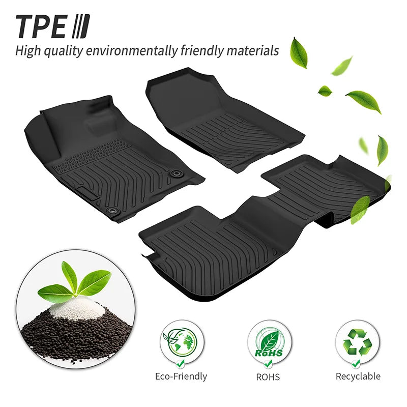 Ford Mustang 2015-2024 Car Floor Mats TPE Custom Wholesale