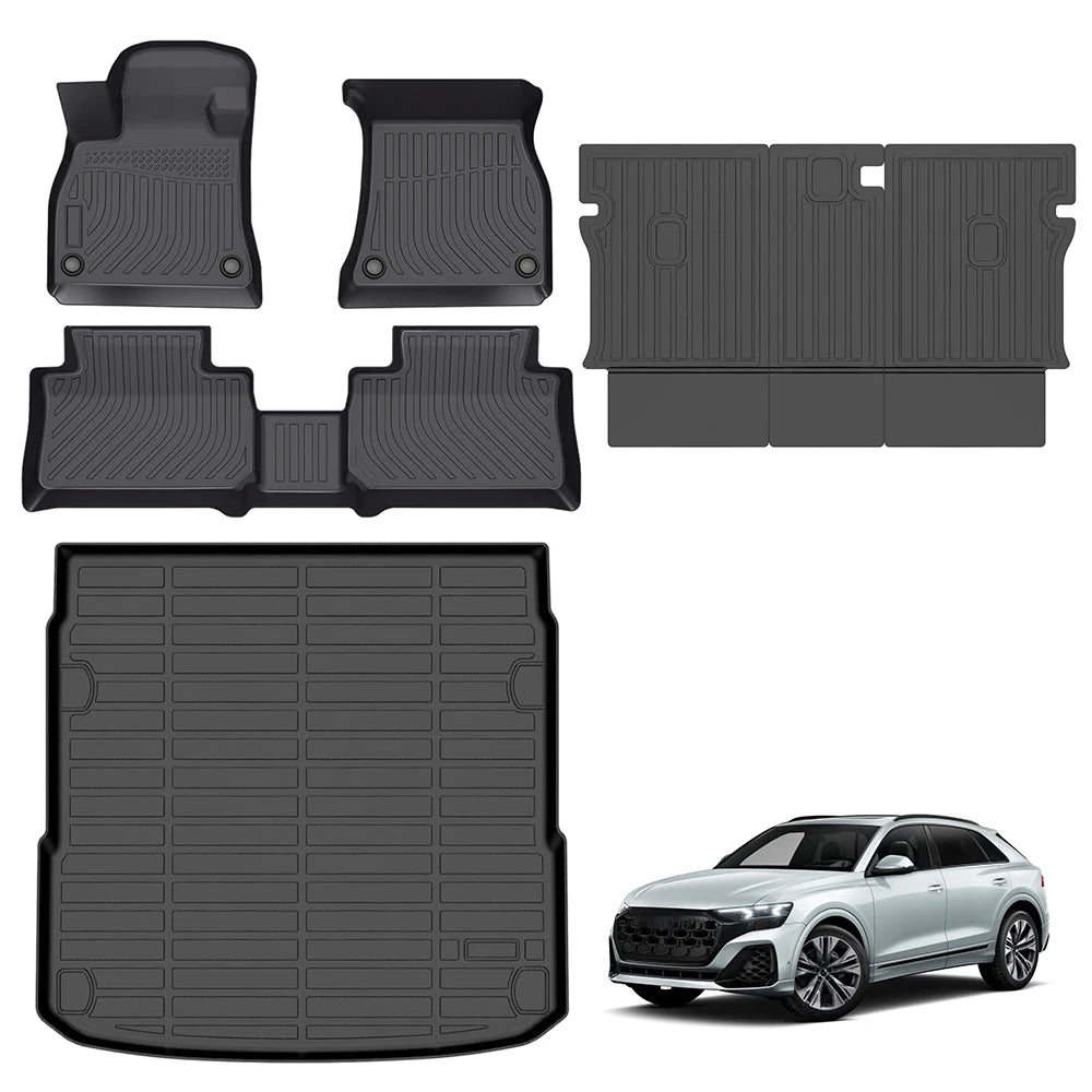 Audi Q8 / Q8 E-Tron / SQ8 / SQ8 E-Tron Sportback E-Tron 2024 Floor Mats TPE Custom wholesale