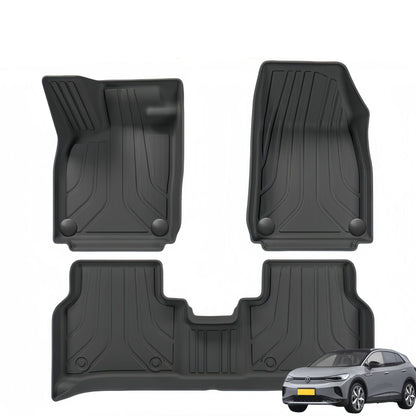For 2022 Volkswage ID.4 TPE Car Floor Mat/VW ID4 Trunk Mat