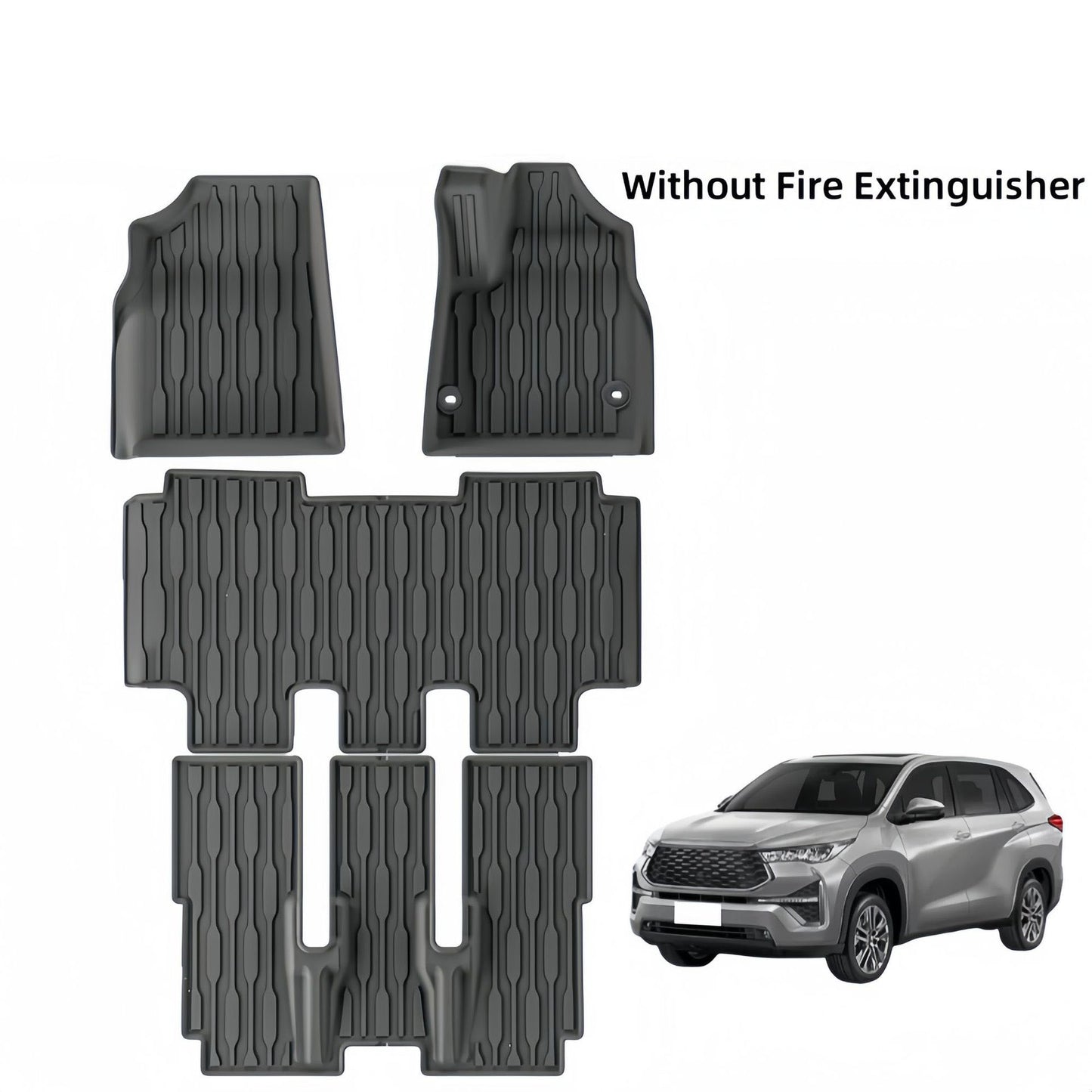 For 2023 Toyota Innova Zenix RHD Without Extinguisher TPE Car Floor Mat