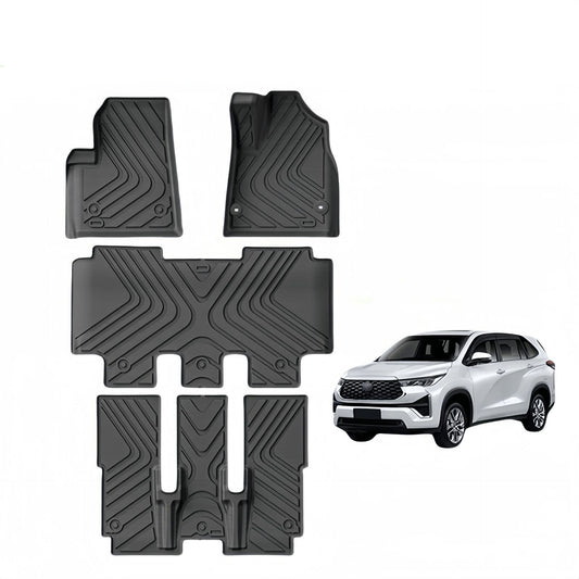 For Toyota INNOVA ZENIX RHD TPE car floor mats Waterproof Non-slip
