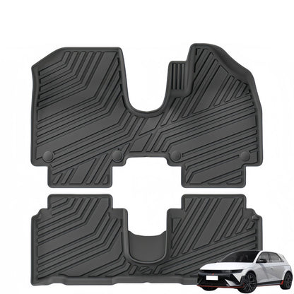 For 2022- 2025 Hyundai IONIQ 5 N RHD EV TPE Car Floor Mat/Rear Trunk Mat