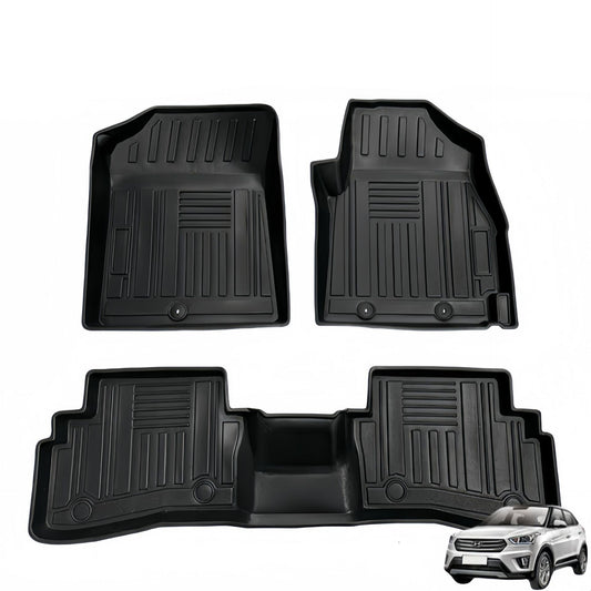 For 2014 Hyundai Creta IX25 RHD Waterproof Carpet TPE Car Floor Mat