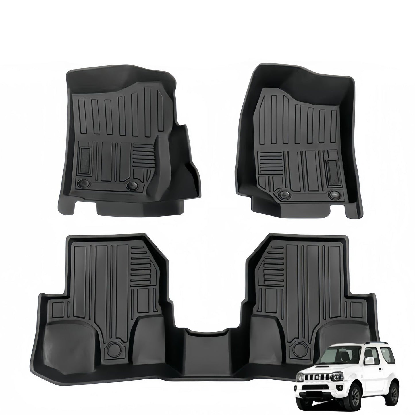 For 2008-2018 SUZUKI Jimny JB23/JB43 LHD/RHD TPE Car Floor Mat