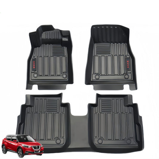 For 2017-2023 Nissan KICKS LHD TPE Car Floor Mat/Rear Trunk Mat