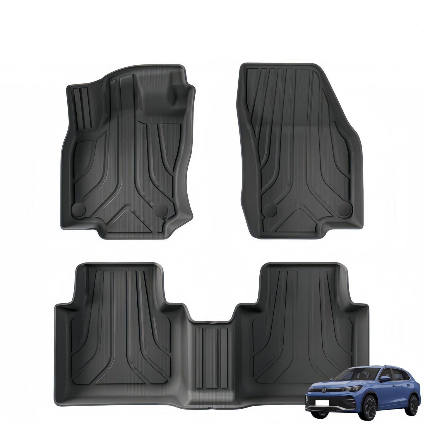 For 2024 Volkswage Tiguan L Pro TPE Car Floor Mat/Trunk Mat