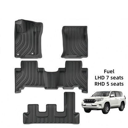 For 2010- 2023 Toyota Land Cruiser Prado LC150 TPE Car Floor Mat/Trunk Mat
