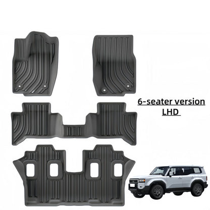 For 2024 Toyota  Land Cruiser LC250 TPE Car Floor Mat/Rear Trunk Mat