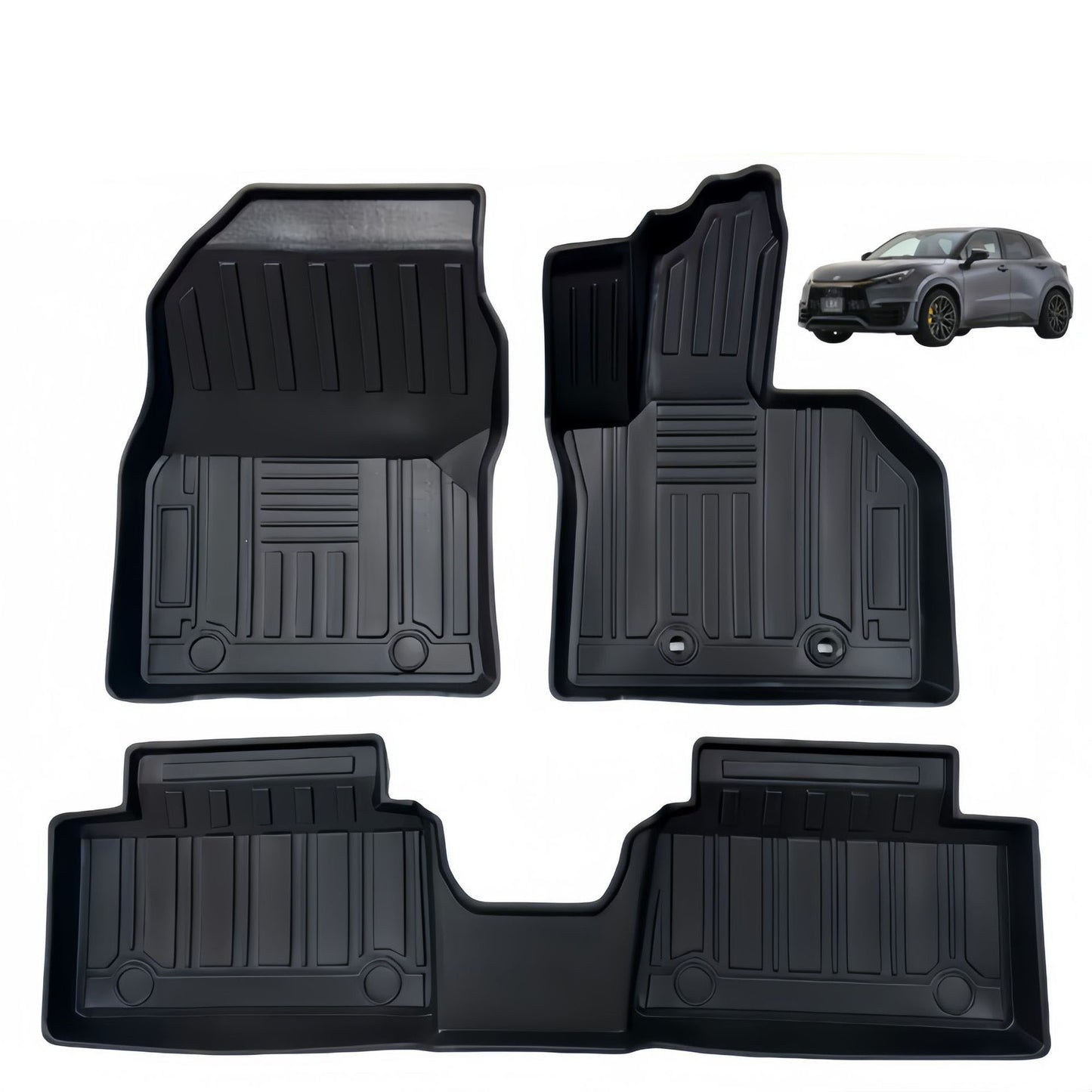 For 2024 LEXUS LBX RHD TPE 3D Car Floor Mat/Rear Trunk Mat