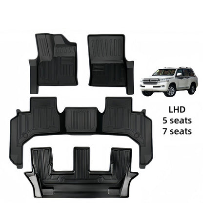 For 2022 Toyota Land Cruiser LC300 LHD TPE Car Floor Mat/Trunk Mat