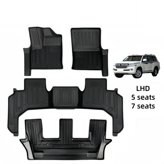 For 2022 Toyota Land Cruiser LC300 LHD TPE Car Floor Mat/Trunk Mat