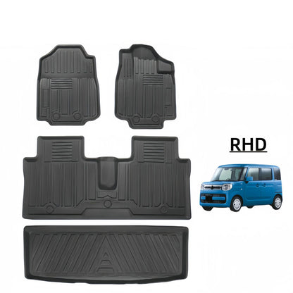 For 2022- 2023 SUZUKI Spacia MK53S RHD TPE Car Floor Mat/Trunk Mat