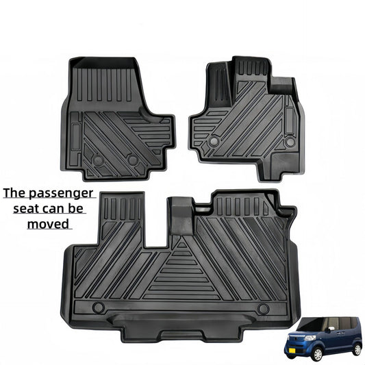 For 2015-2020 Honda N-BOX RHD Waterproof Car Carpet TPE Car Floor Mat