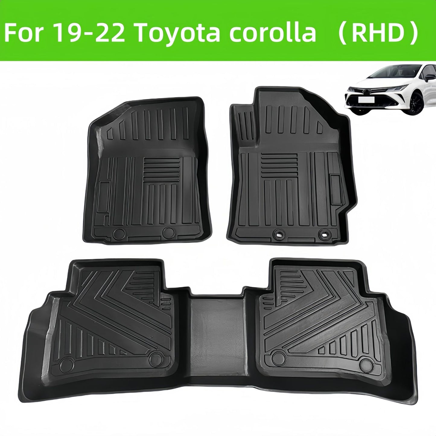 Toyota Corolla RHD 2019-2022 TPE Car Floor Mats