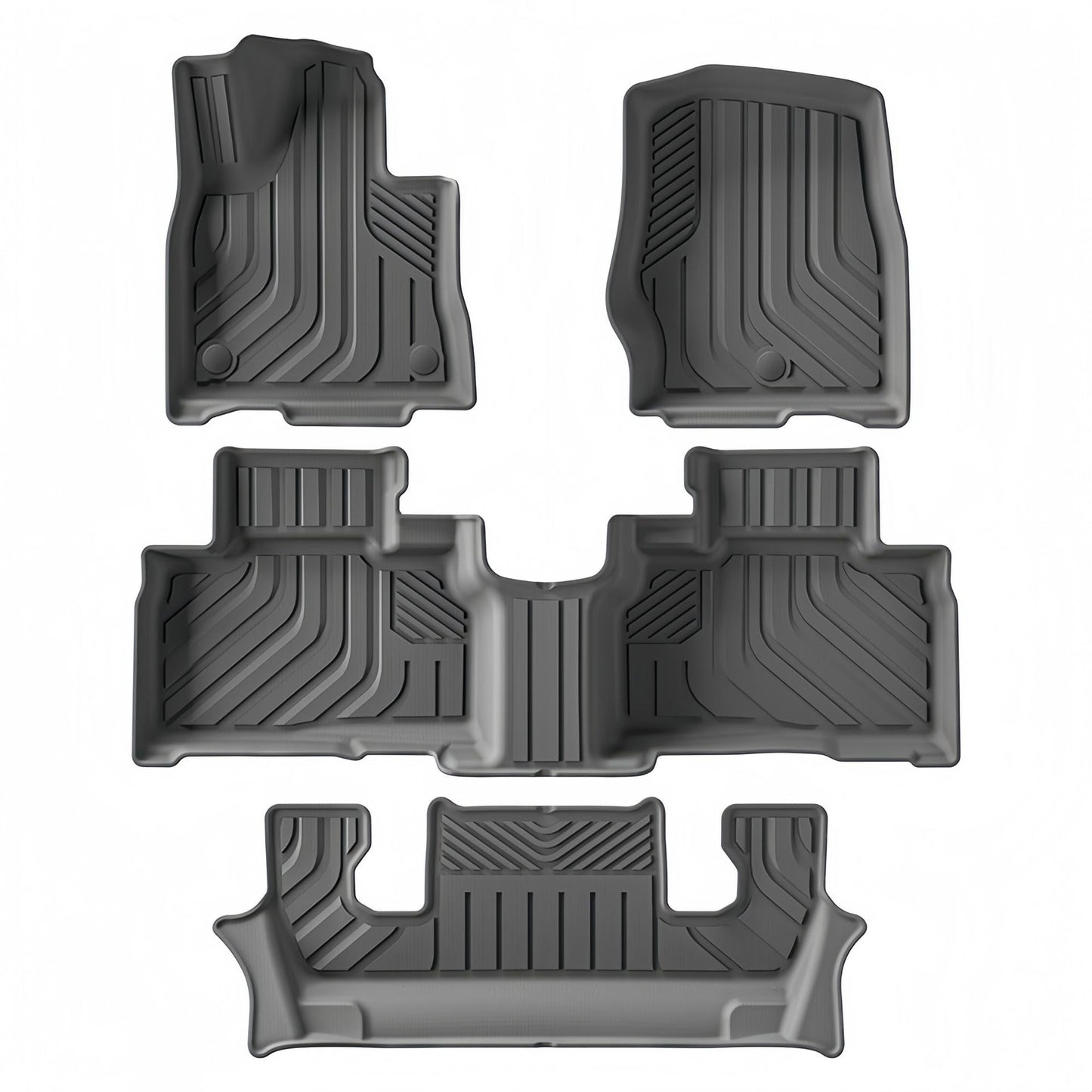 For 2020 Ford Explorer LHD TPE Car Floor Mat/Rear Trunk Mat