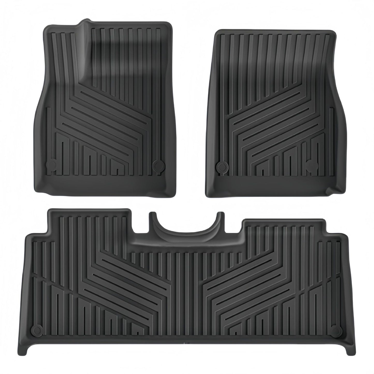 For 2023-2025 AVATR 11 3D Carpet TPE Car Floor Mat/Rear Trunk Mat