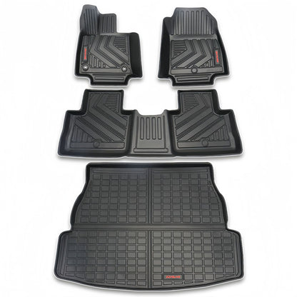 For 2020 Toyota RAV4 Fuel/Hybrid LHD TPE Car Floor Mat/Rear Trunk Mat