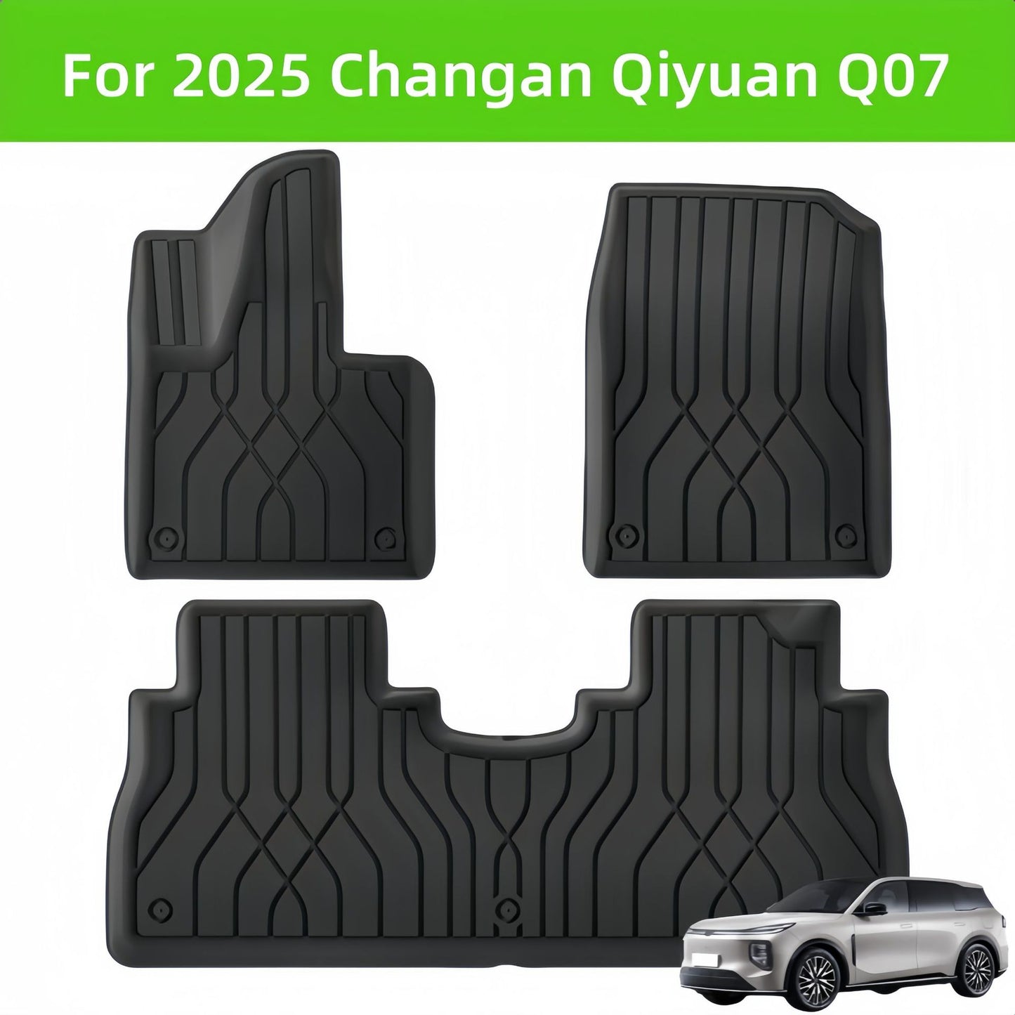 Changan Qiyuan Q07 2025 TPE Car Floor Mat/Rear Trunk Mat