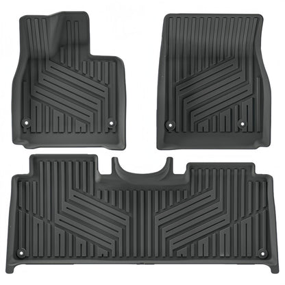 For 2023-2025 AVATR 11 3D Carpet TPE Car Floor Mat/Rear Trunk Mat