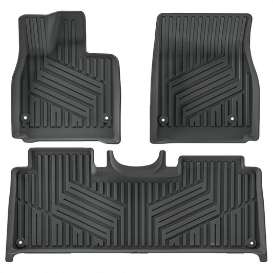 For 2023-2025 AVATR 11 3D Carpet TPE Car Floor Mat/Rear Trunk Mat