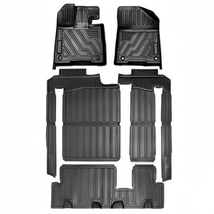 For 2021 Toyotia Sienna TPE 3D Car Floor Mat/Rear Trunk Mat