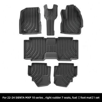 For 2022-2024 Toyota Sienta MXP 10 Series Fuel RHD TPE Car Floor Mat