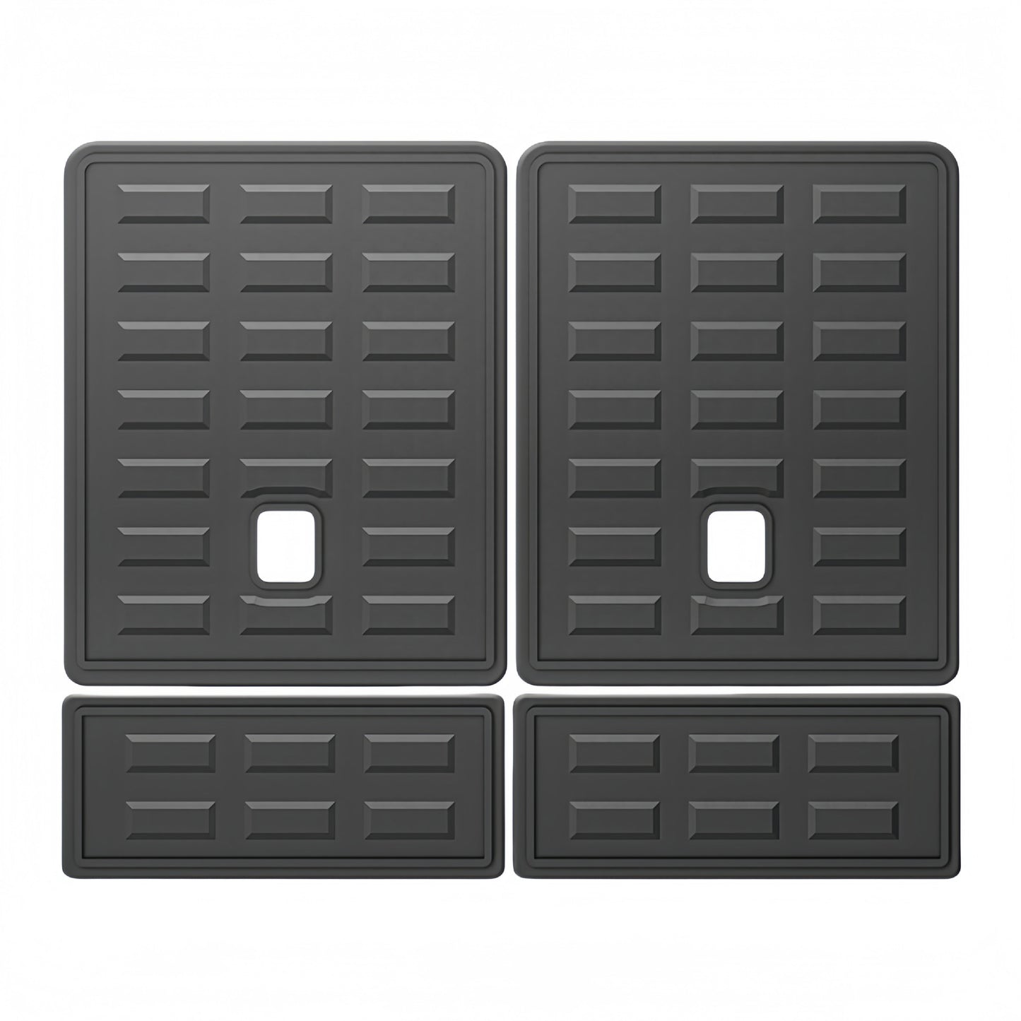 For 2021-2024 Jeep Grand Cherokee L TPE Car Floor Mat/Rear Trunk Mat