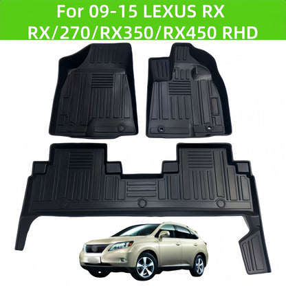 For 09-15 LEXUS RX RX/270/RX350/RX450 RHD TPE Car Floor Mat