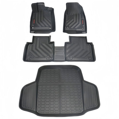 For 2018-2022 Honda Accord 10th LHD 3D TPE Car Floor Mat/Rear Trunk Mat