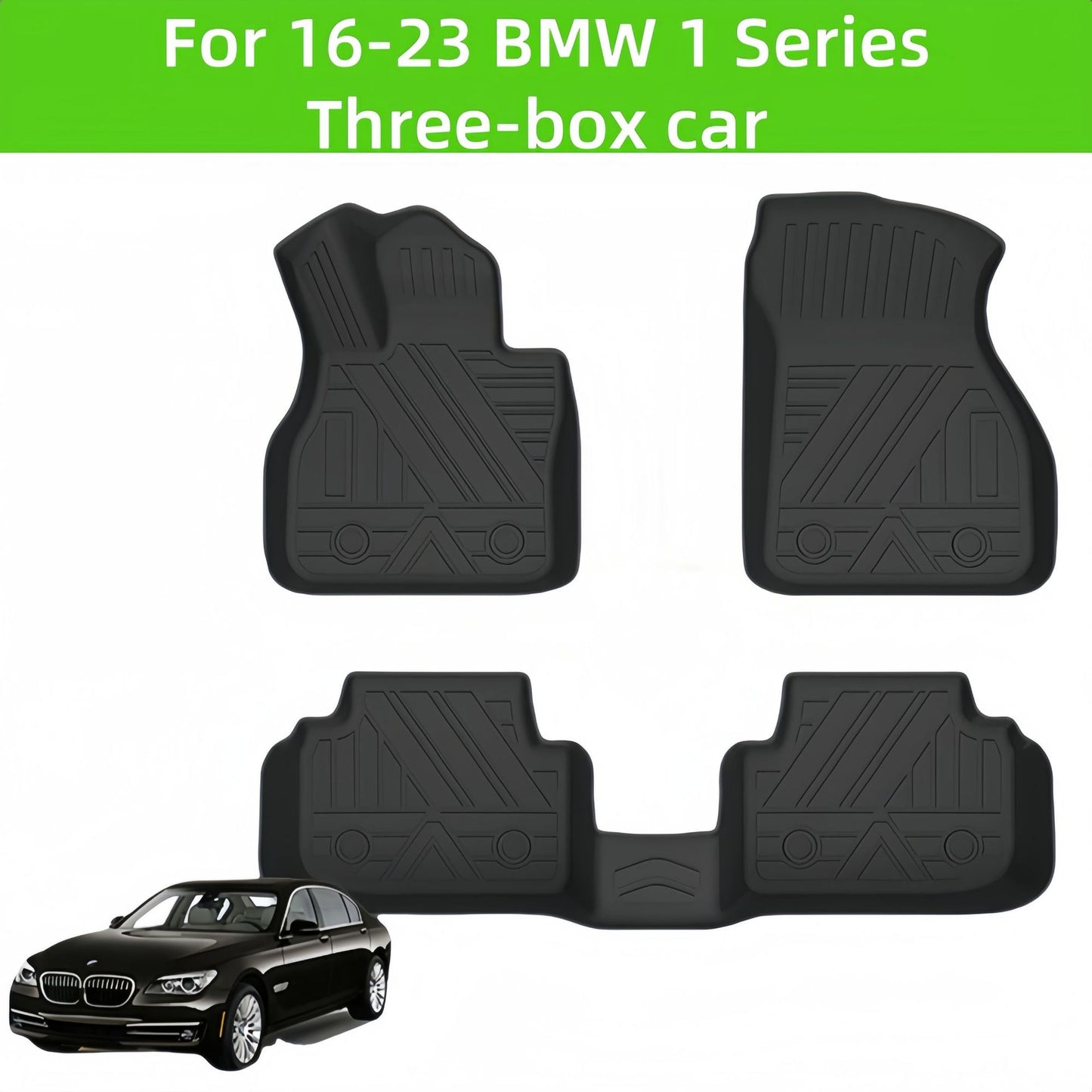 BMW 1 Series Three-box car 2016-2023 TPE 3D Car Floor Mat Custom wholesale