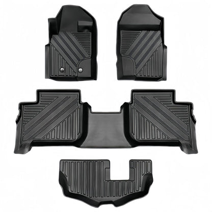 For 2015- 2021 Ford Everest Waterproof Carpet TPE Car Floor Mat