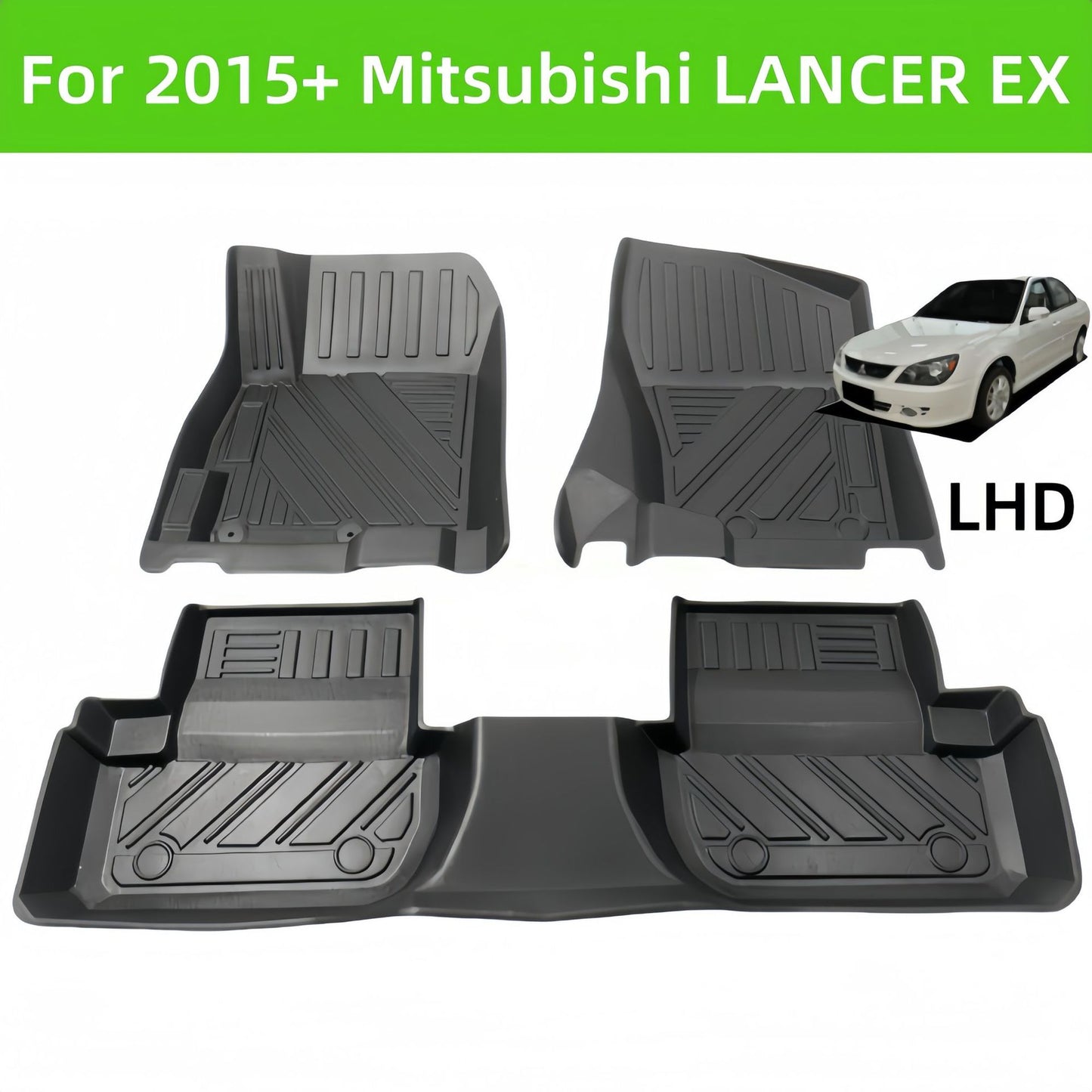 Miitsubishi LANCER EX 2015 TPE Car Floor Mat