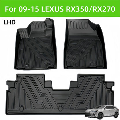 For 2009-2015 LEXUS RX350/RX270 3D Carpet TPE Car Floor Mat