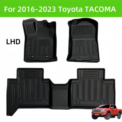 For 2016- 2023 TOYOTA TACOMA Waterproof Carpet TPE Car Floor Mat