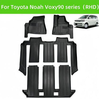 TPE Car Floor Mats For Toyota Noah Voxy90 Series Carpet Trunk Mats