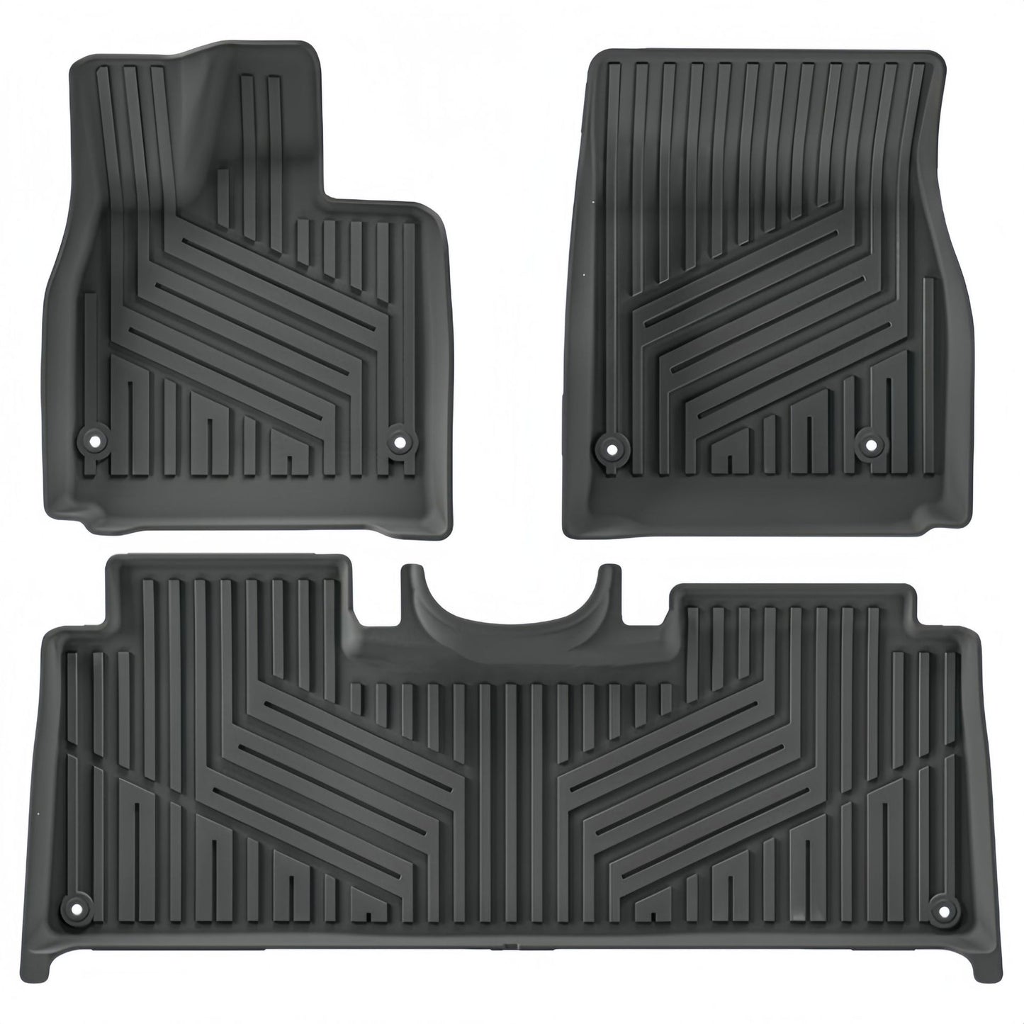 For 2023-2025 AVATR 11 3D Carpet TPE Car Floor Mat/Rear Trunk Mat