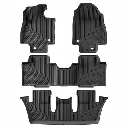 For 2024 Toyota GRAND HIGHLANDER TPE Car Floor Mat/Rear Trunk Mat