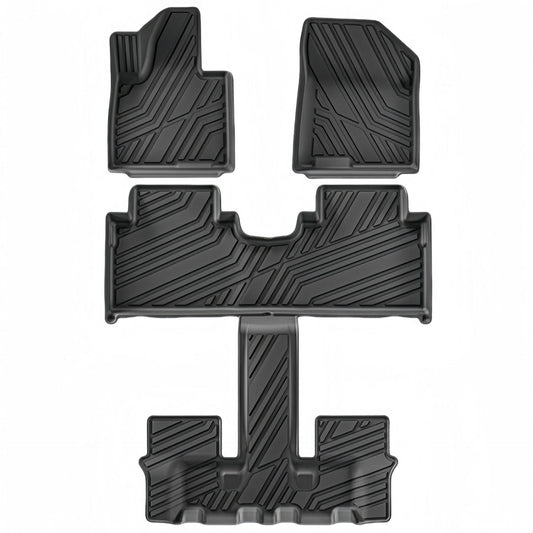 For 2021- 2024 Hyundai Santa Fe Fuel 3DCarpets TPE Car Floor Mat/Trunk Mat