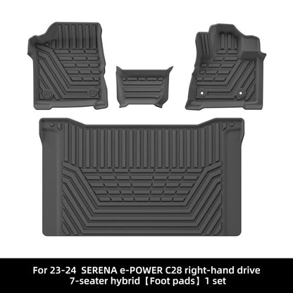 For 2023-2024 Nissan SERENA e-POWER C28 RHD TPE Car Floor Mat/Trunk Mat