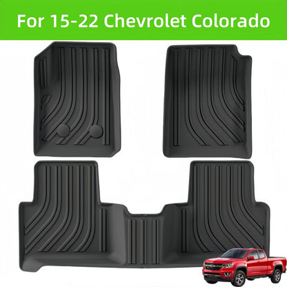 Chevrolet Colorado 2015-2022 TPE Car Floor Mat/Rear Bucket Mat