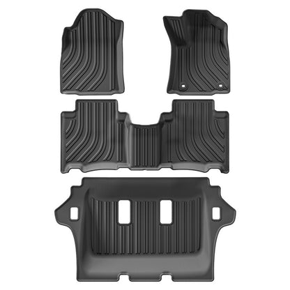 For 2015-2024 Fortuner Fuel RHD TPE Car Floor Mat/Rear Trunk Mat