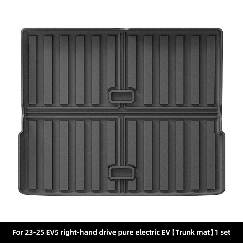 For 2023- 2025 KIA EV5 RHD 3D Carpet TPE Car Floor Mat/Rear Trunk Mat