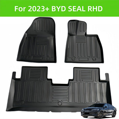 For 2023 BYD SEAL RHD Carpet TPE Car Floor Mat/Rear Trunk Mat