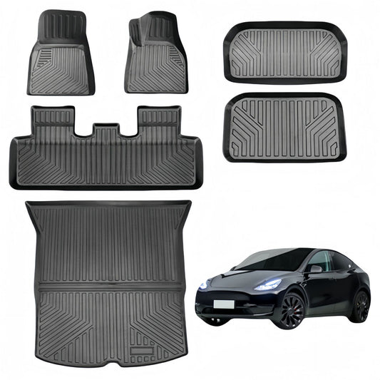 For 2020 Tesla  MODEL Y LHD RHD TPE Car Floor Mat/Rear Trunk Mat